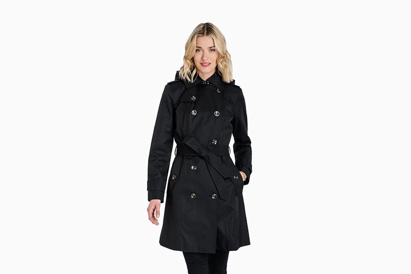 best women trench coat classic london fog - Luxe Digital