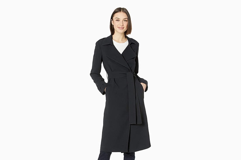 best women trench coat fitted lark ro - Luxe Digital