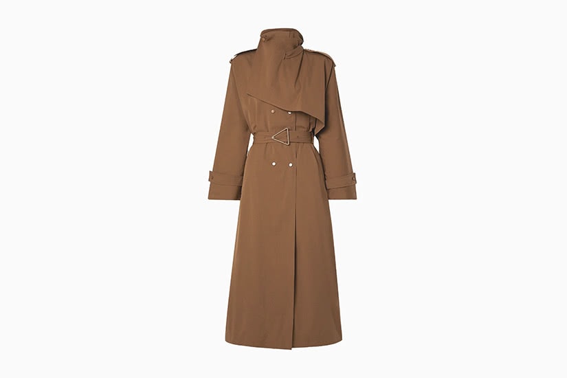 best women trench coat long bottega veneta - Luxe Digital