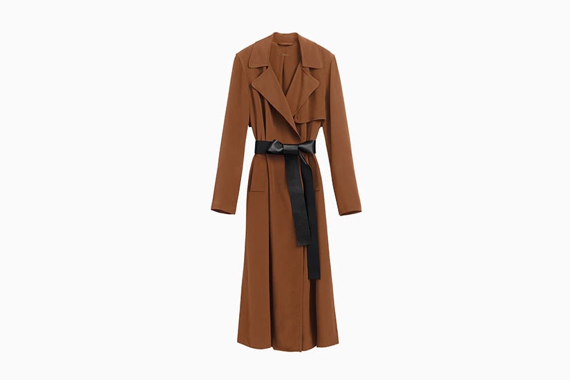 best women trench coat silk cuyana - Luxe Digital