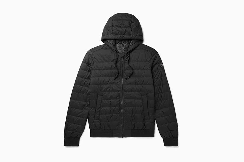 polo ralph lauren jet black down padded hooded jacket