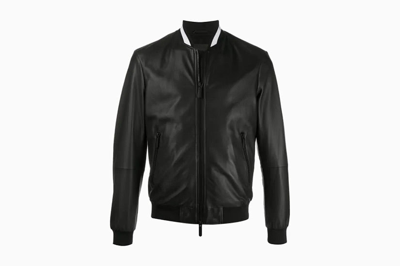 best leather jackets men emporio armani luxe digital
