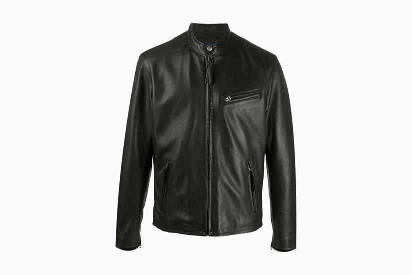 ralph lauren cafe racer leather jacket