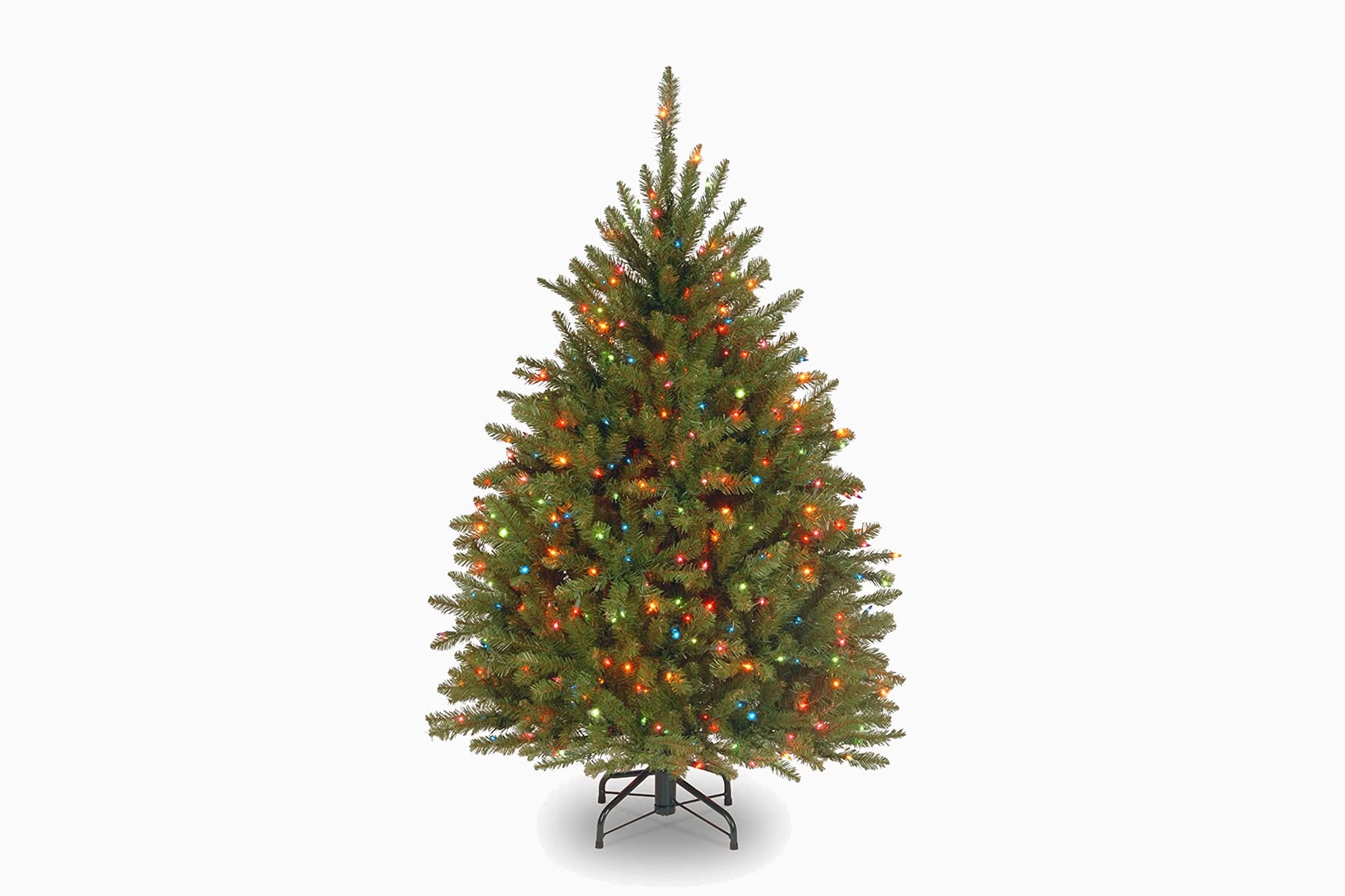 best artificial Christmas tree pre-lit national tree company review - Luxe Digital