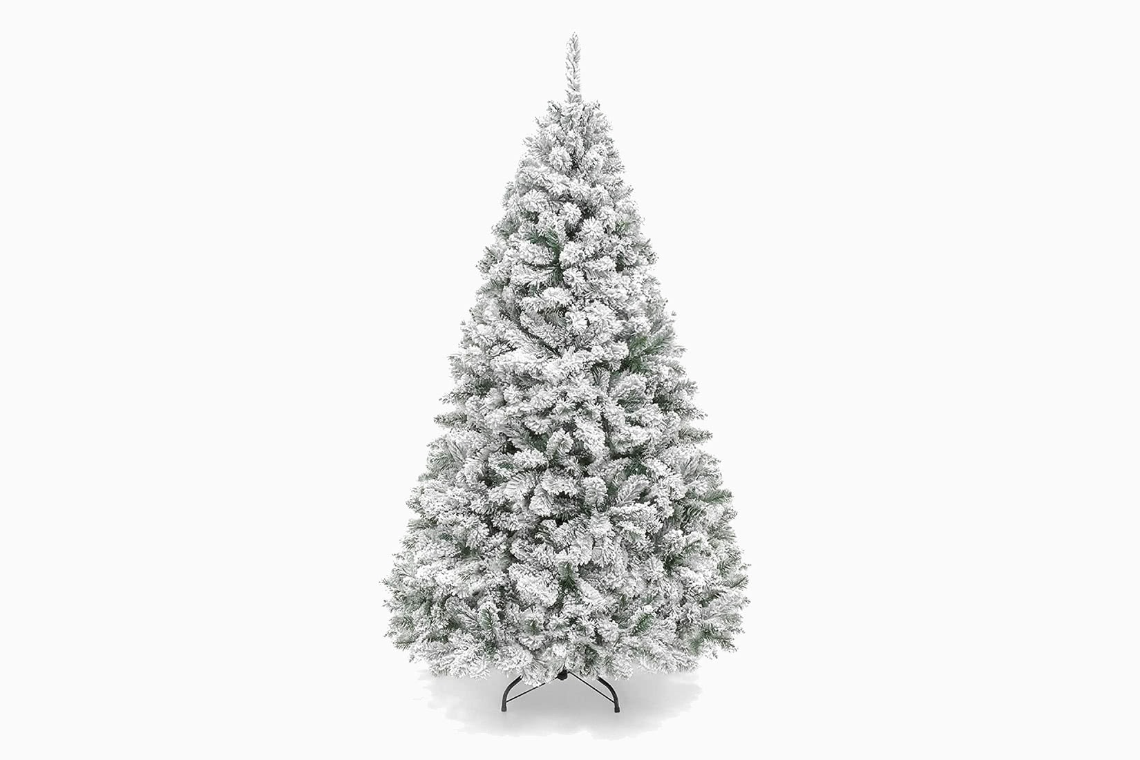 best artificial Christmas tree snow choice review - Luxe Digital