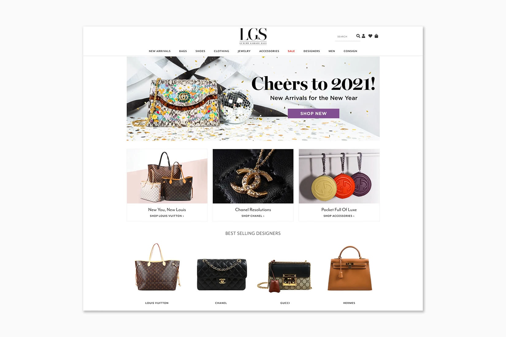 best online shopping sites women Luxury Garage Sale - Luxe Digital
