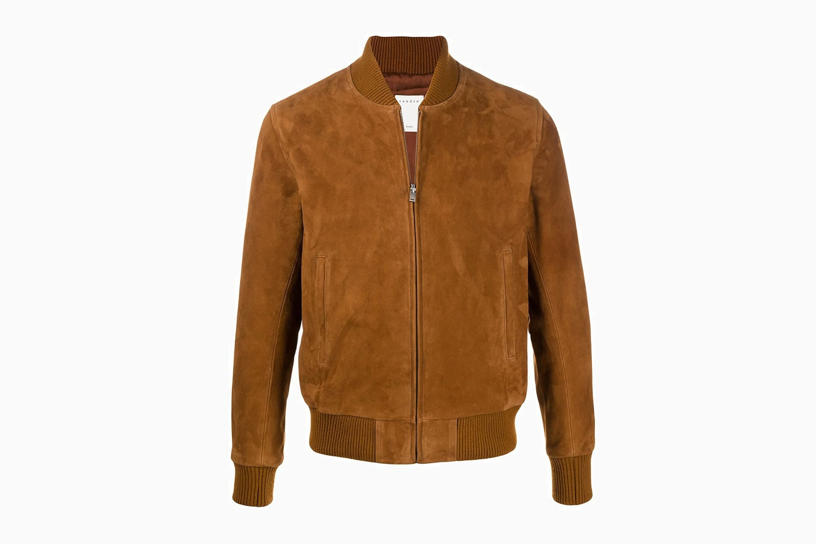 polo suede bomber jacket