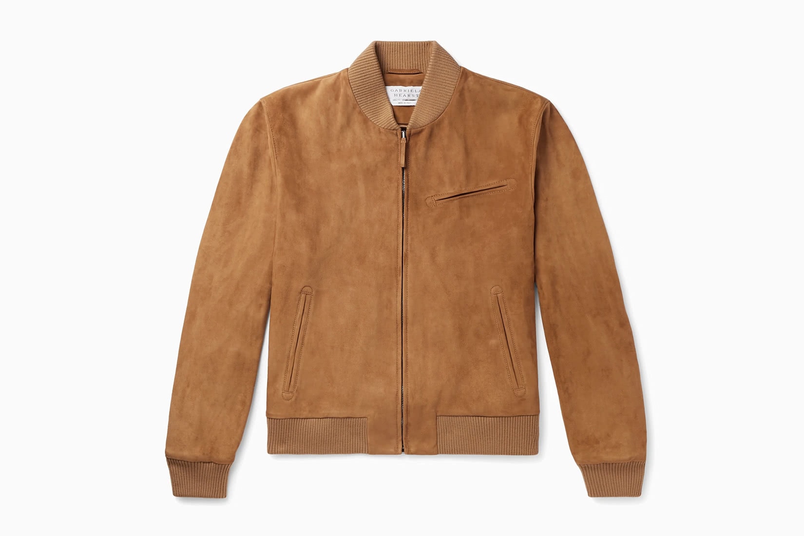 tan bomber jacket men