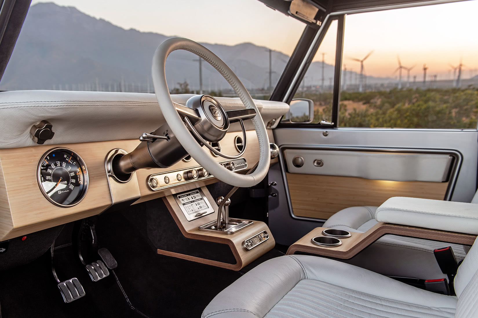 zero labs electric ford bronco interior - Luxe Digital