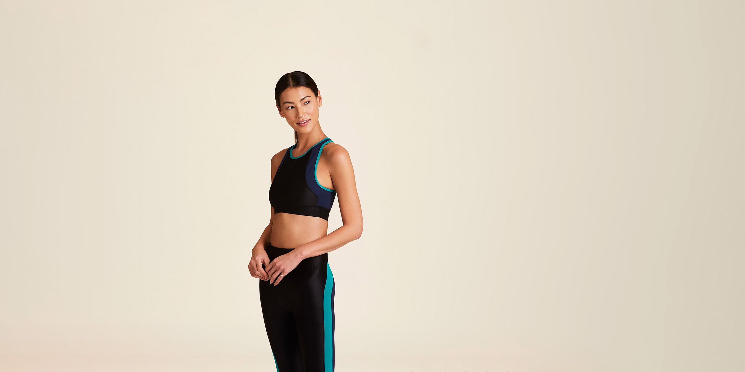 AusFeLin Sports Bras for Women Padded 3 Pack Seamless Medium Impact Support High Neck for Yoga Running Dancing Gym