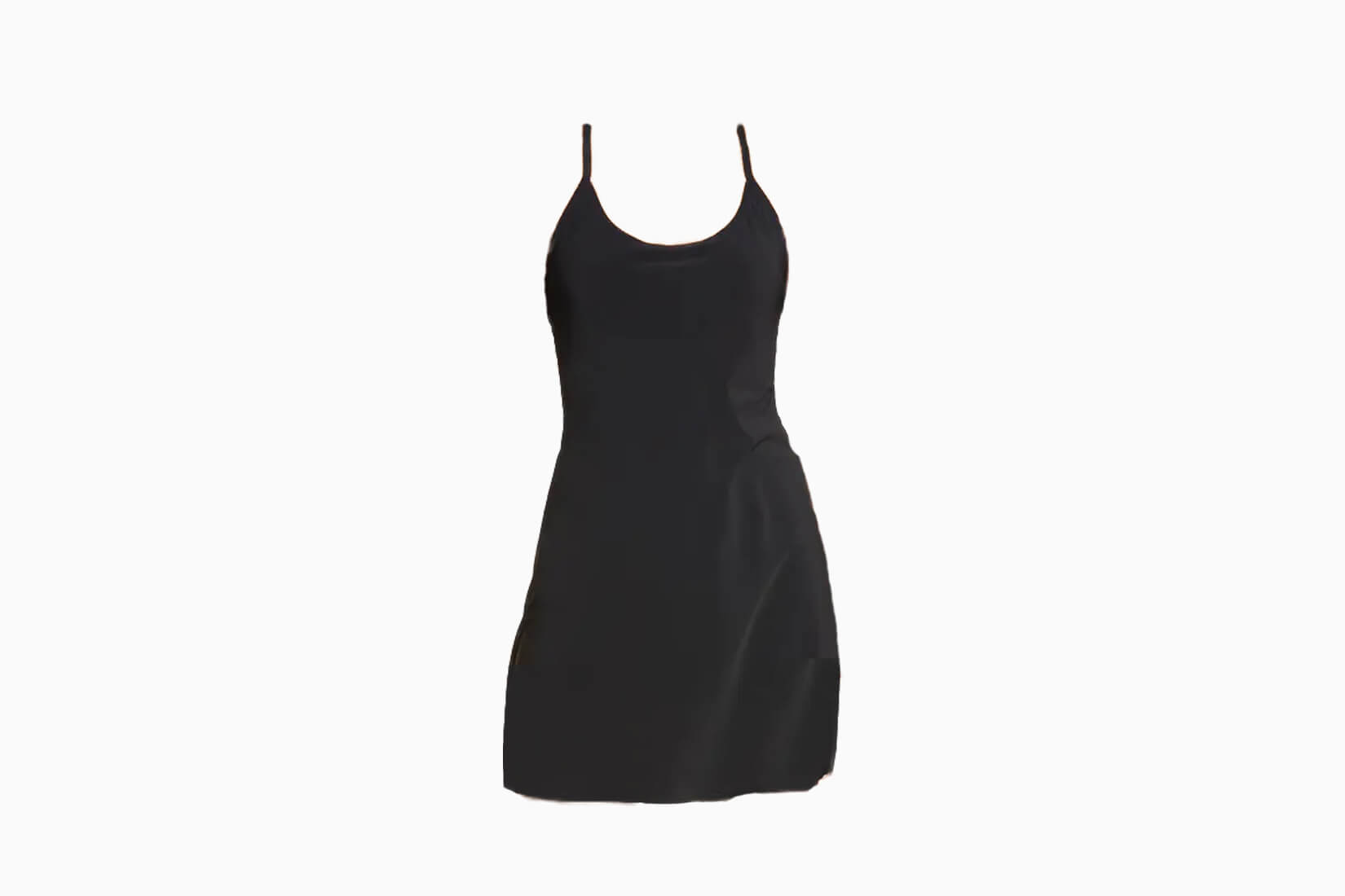 Simple plain black clearance dress