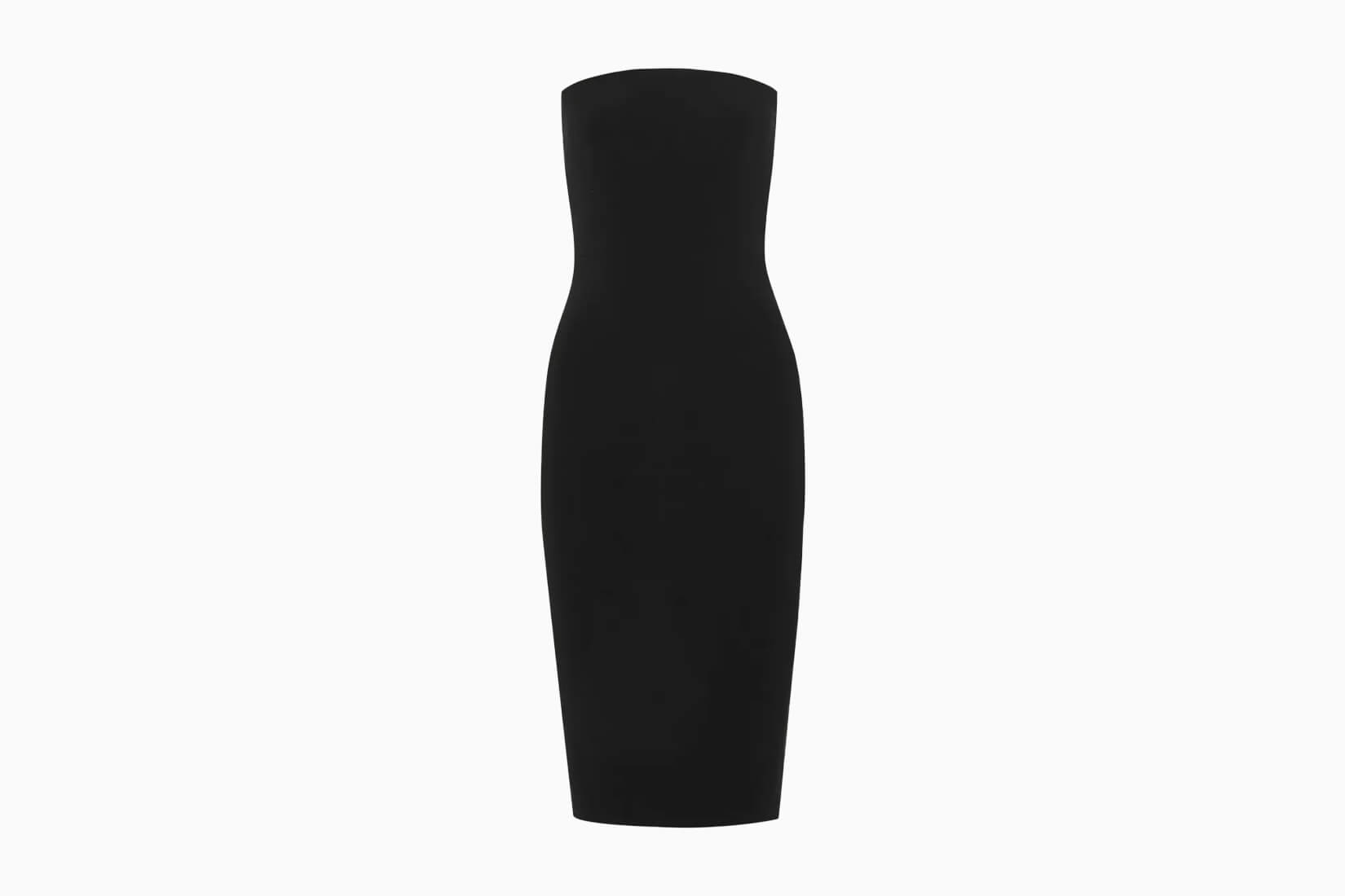 Norma Kamali  Diana To Knee Dress Black - Tryst Boutique