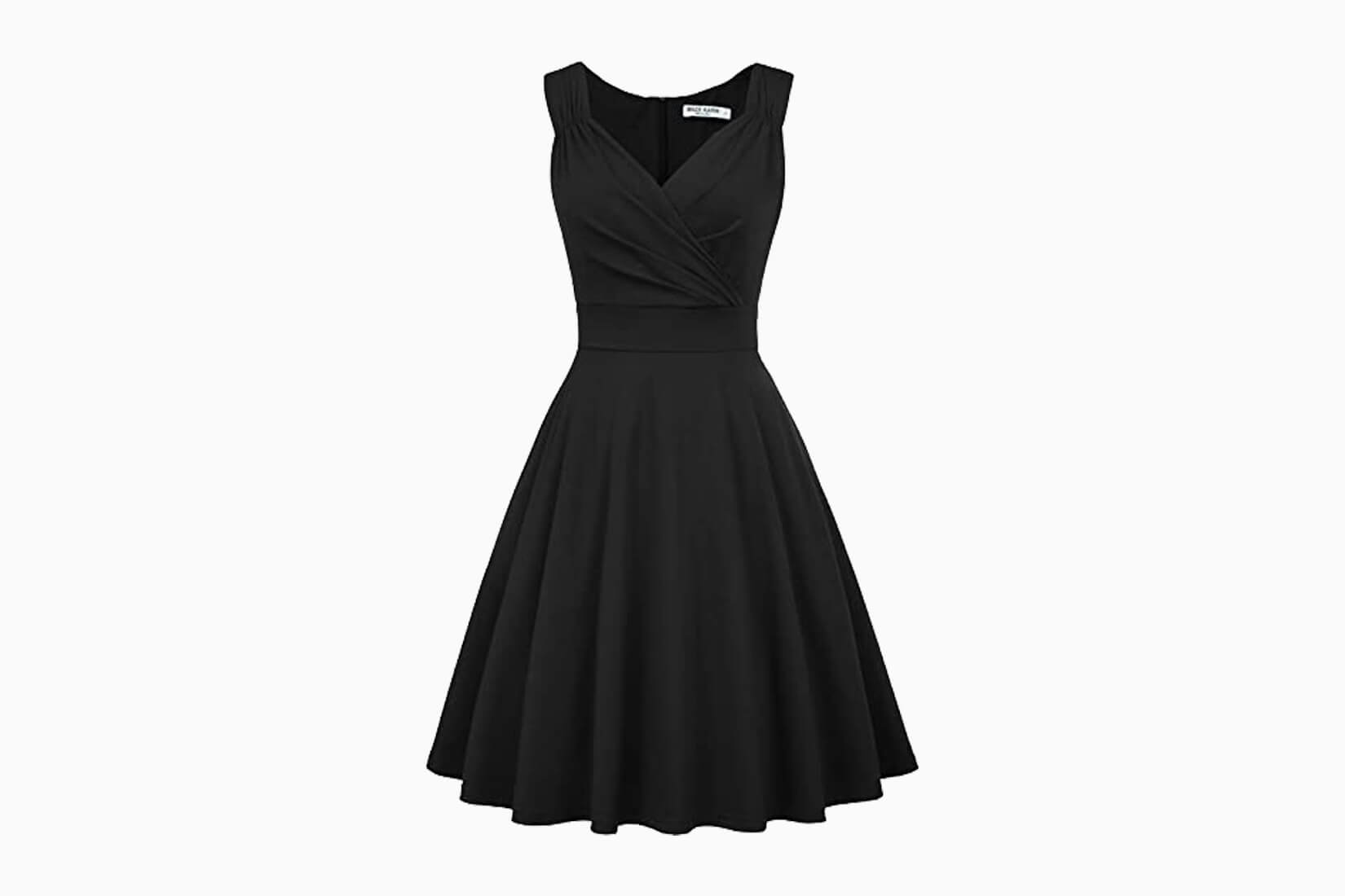 Sexy Short Simple Little Black Dress With Spaghetti Straps | LizProm