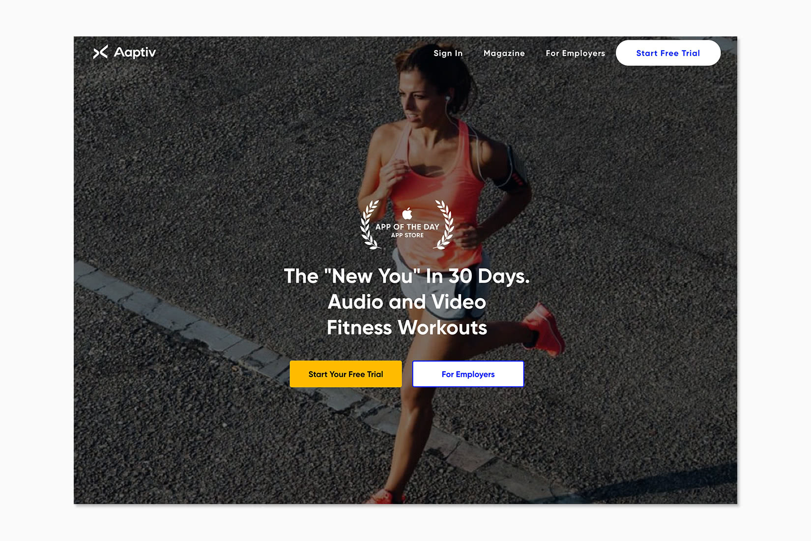 best online workout program aaptiv review - Luxe Digital
