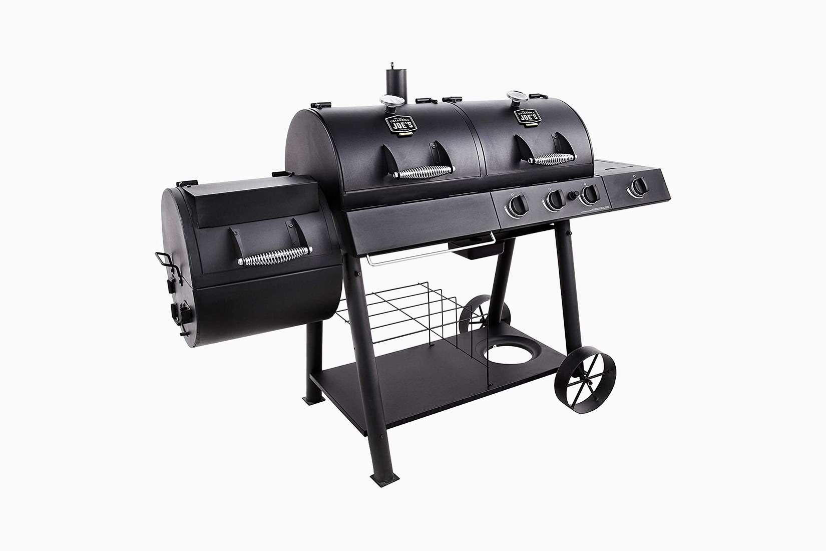 best bbq grills oklahoma joes hybrid charcoal gas grill smoker luxe digital