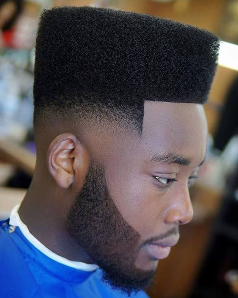 Box Fade Haircut Black Men 2022