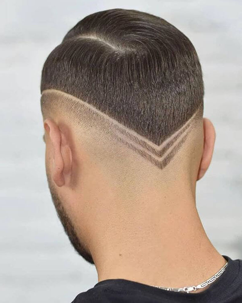 fade haircuts with designs