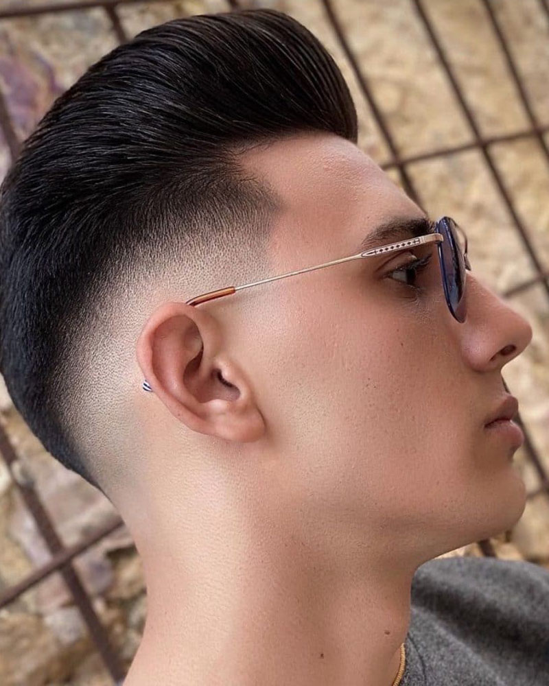 men fade haircuts bald low fade Luxe Digital