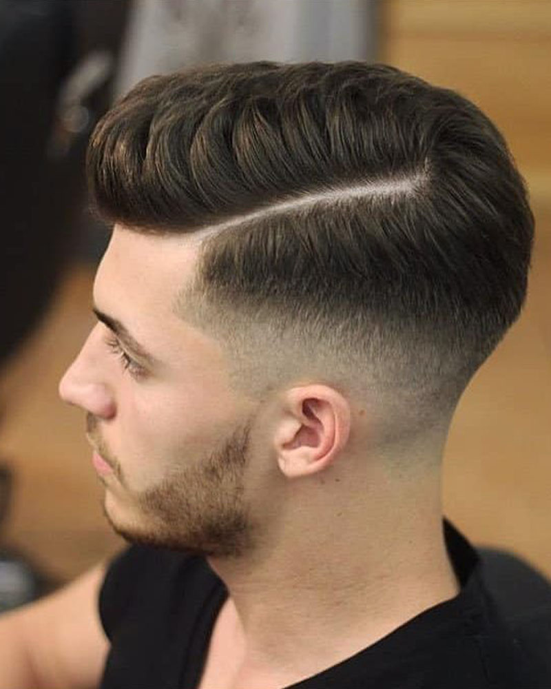 men fade haircuts comb over medium fade Luxe Digital