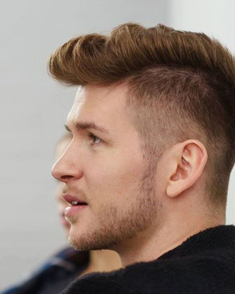men fade haircuts mohawk fade Luxe Digital