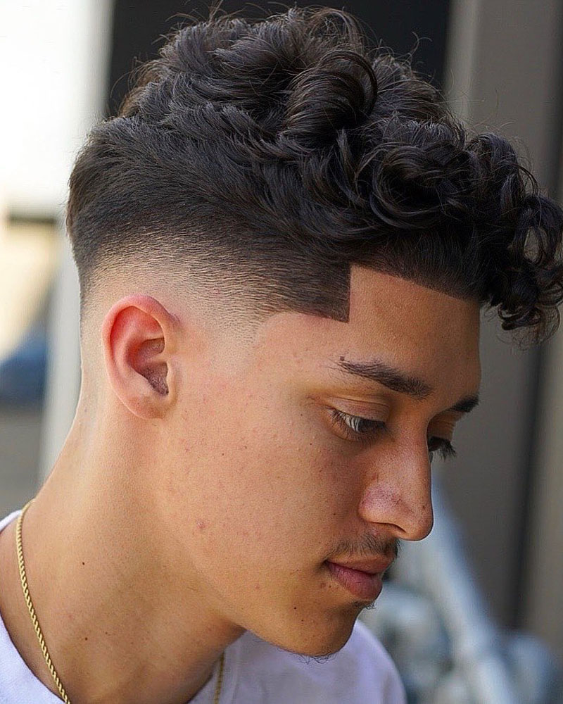 men fade haircuts curly hair fade Luxe Digital
