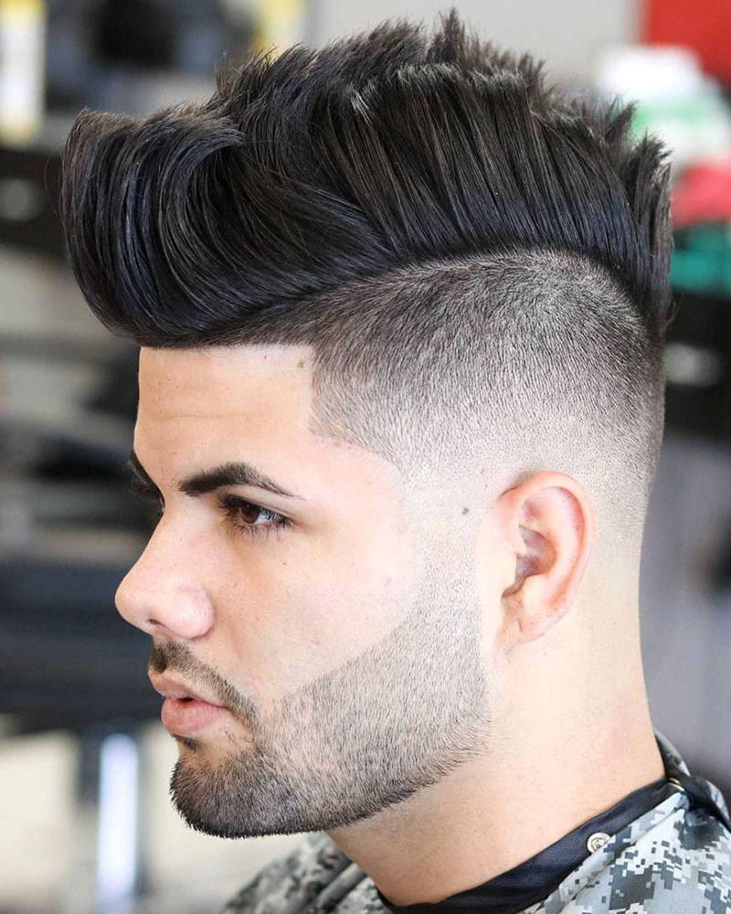 men fade haircuts burst fade mohawk Luxe Digital