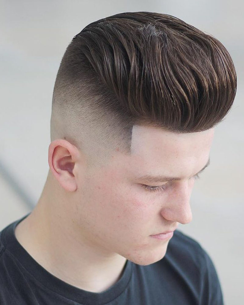 men fade haircuts high fade with pompadour Luxe Digital