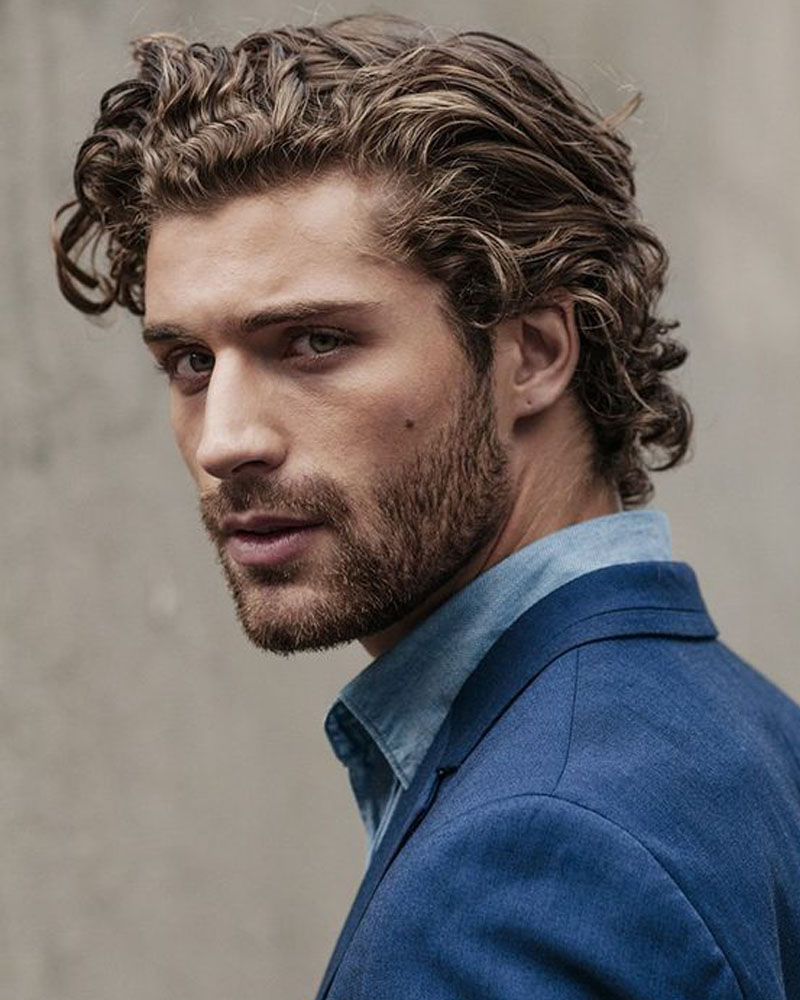 101 Best Men S Curly Hairstyles Modern Curly Wavy Styles   Men Curly Hairstyles Curly Slicked Back Style Luxe Digital%402x 