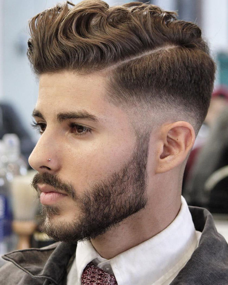 men curly hairstyles curly taper fade Luxe Digital