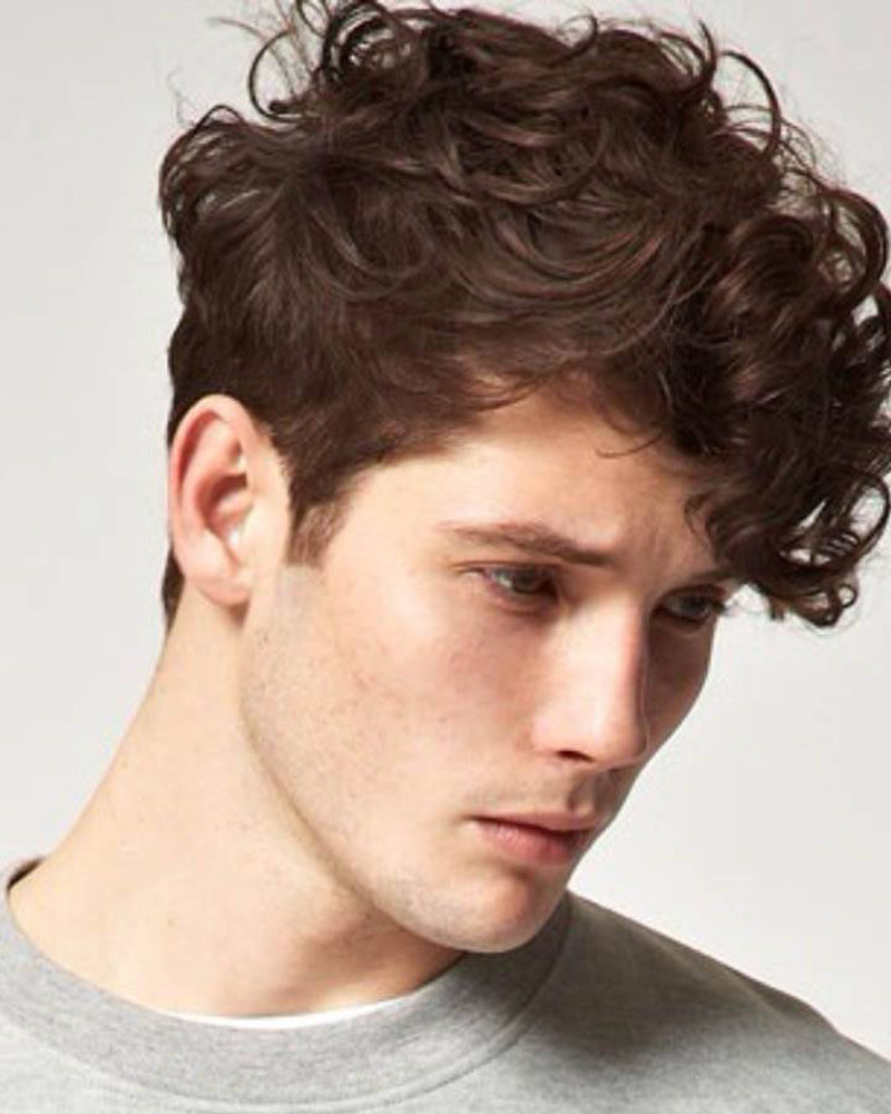 men curly hairstyles curly top with controlled volume Luxe Digital