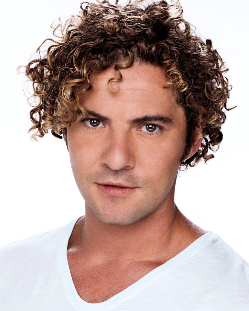 men curly hairstyles spring rolled blonde thin curls Luxe Digital