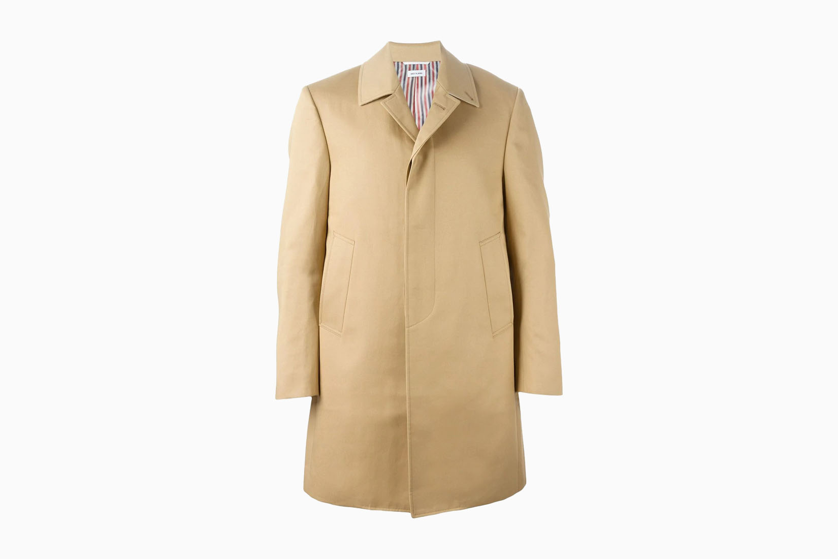 Mens short clearance length trench coat