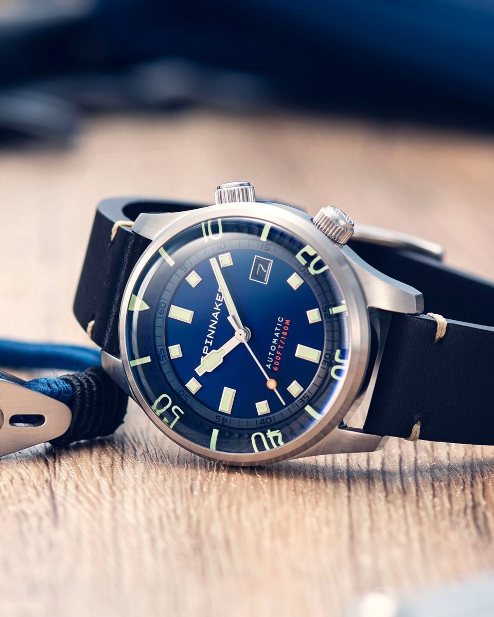 Spinnaker watches review Bradner blue - Luxe Digital