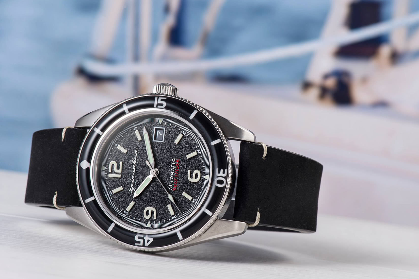 Spinnaker watches review Bradner boat - Luxe Digital