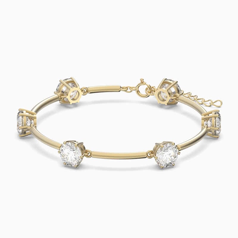 best jewelry brands Swarovski gold bracelet review - Luxe Digital