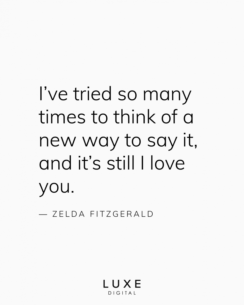 best love quotes fitzgerald - Luxe Digital