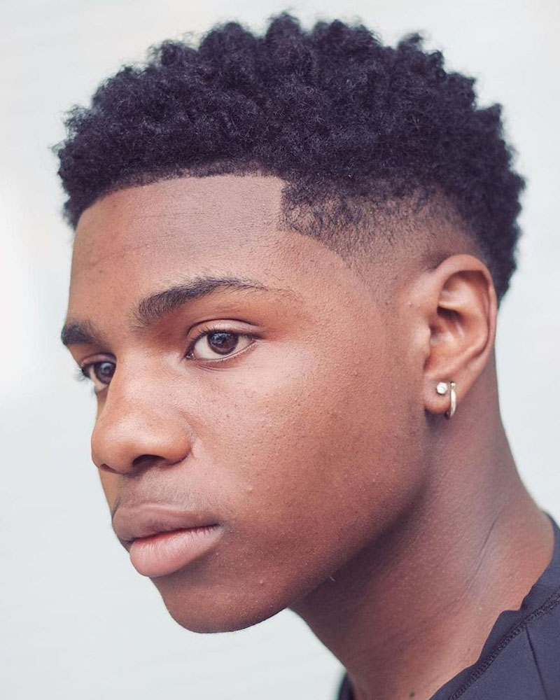 Taper Haircut   Taper Fade Haircuts Men Taper Fade Haircut Black Man Luxe Digital 