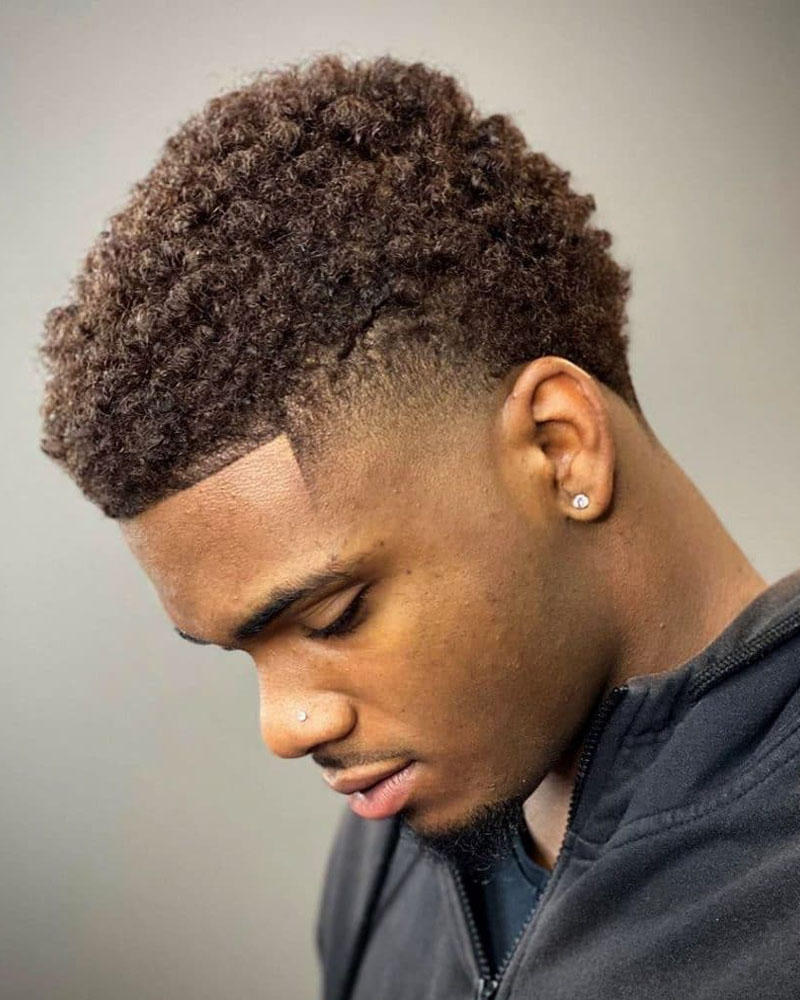 taper fade afro