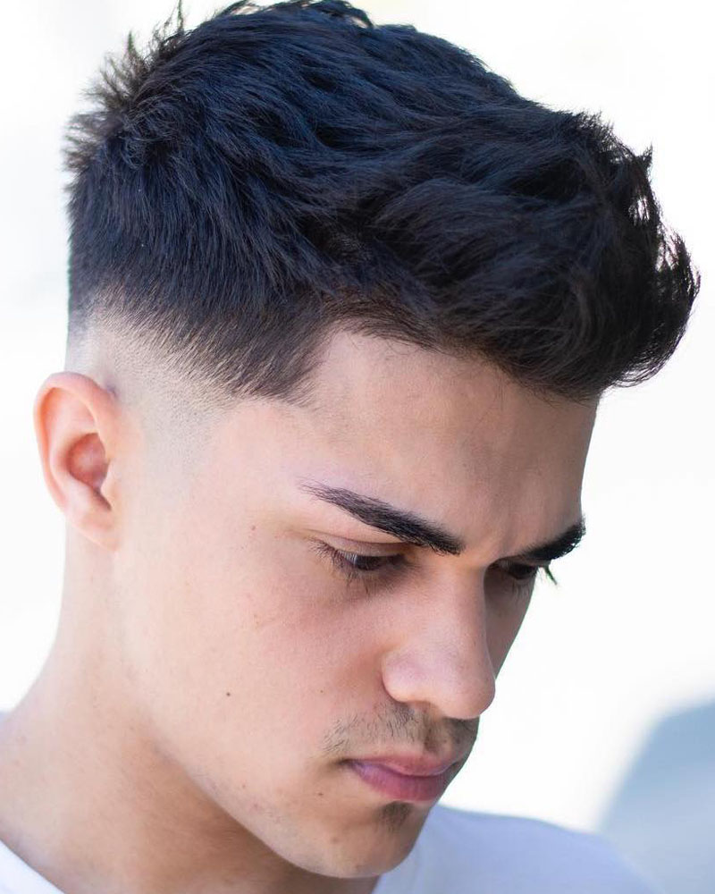 taper fade haircuts men classy brush up with mid fade Luxe Digital