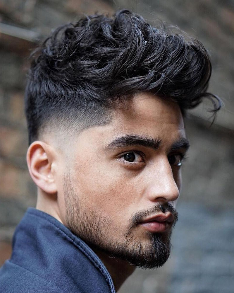 high fade haircut men