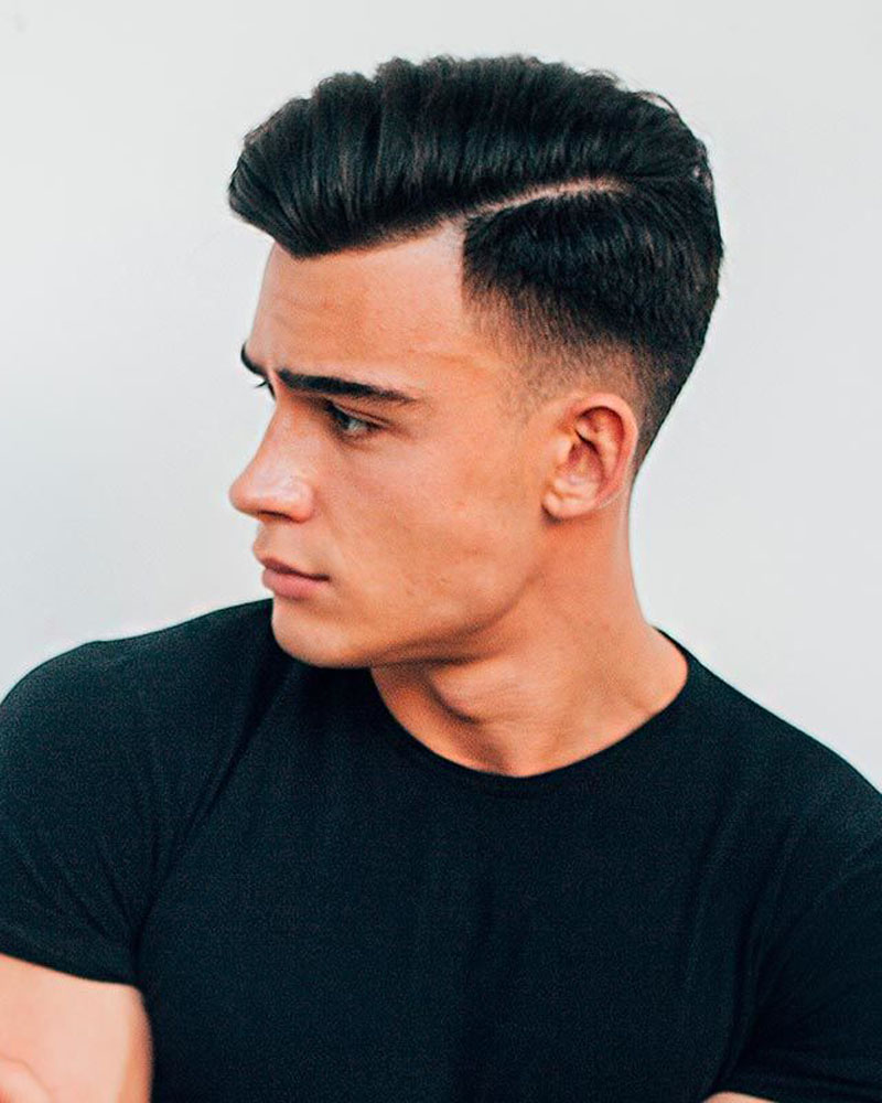taper fade haircuts men neat and clean top with finely faded sides Luxe Digital