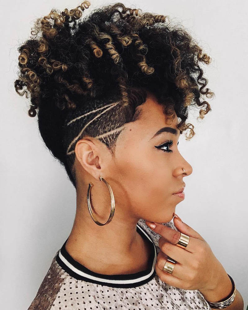 black women short hairstyles edgy undercut with a shaved design Luxe Digital