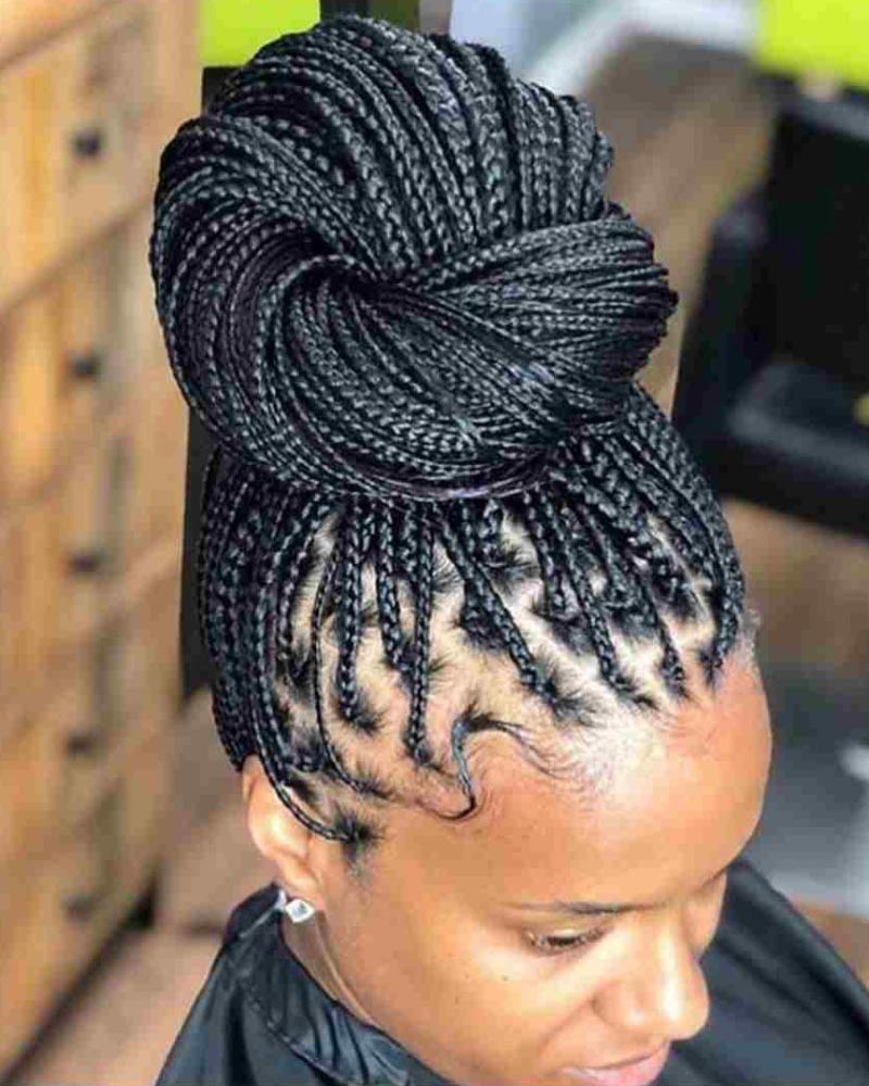knotless braids women knotless braids in a bun cornrows Luxe Digital