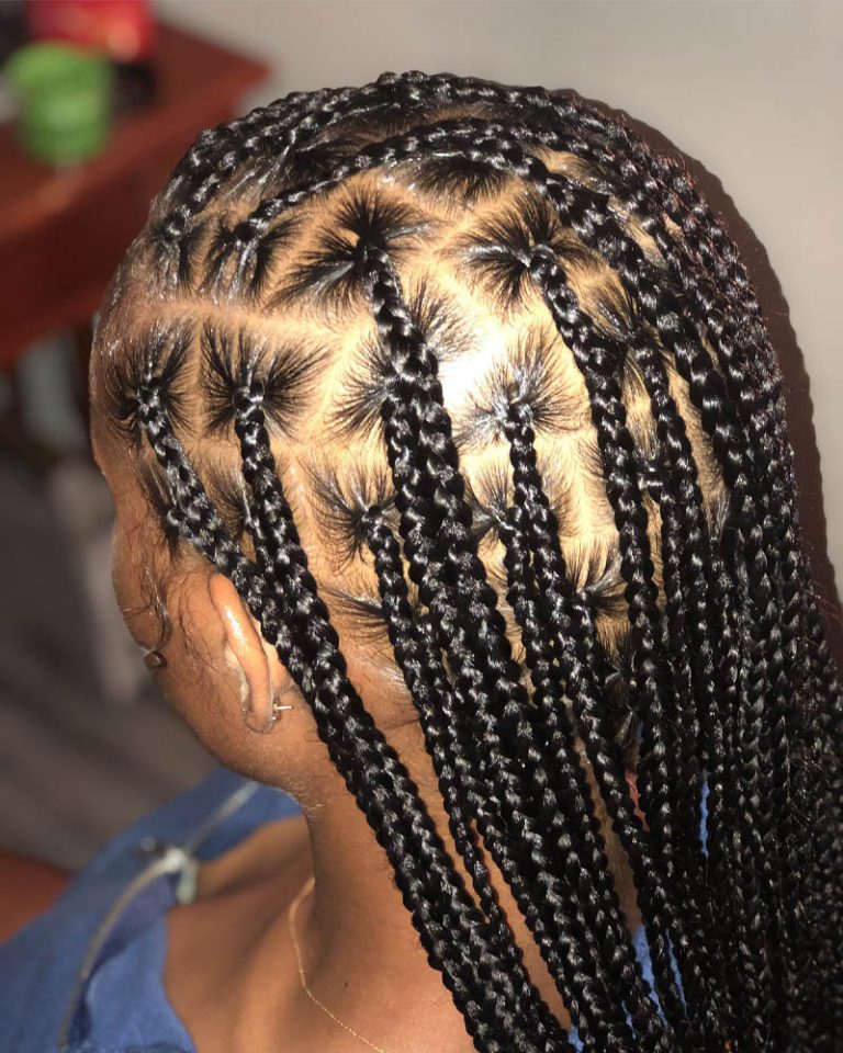 25 Hottest Knotless Braids Style: Illustrated Guide