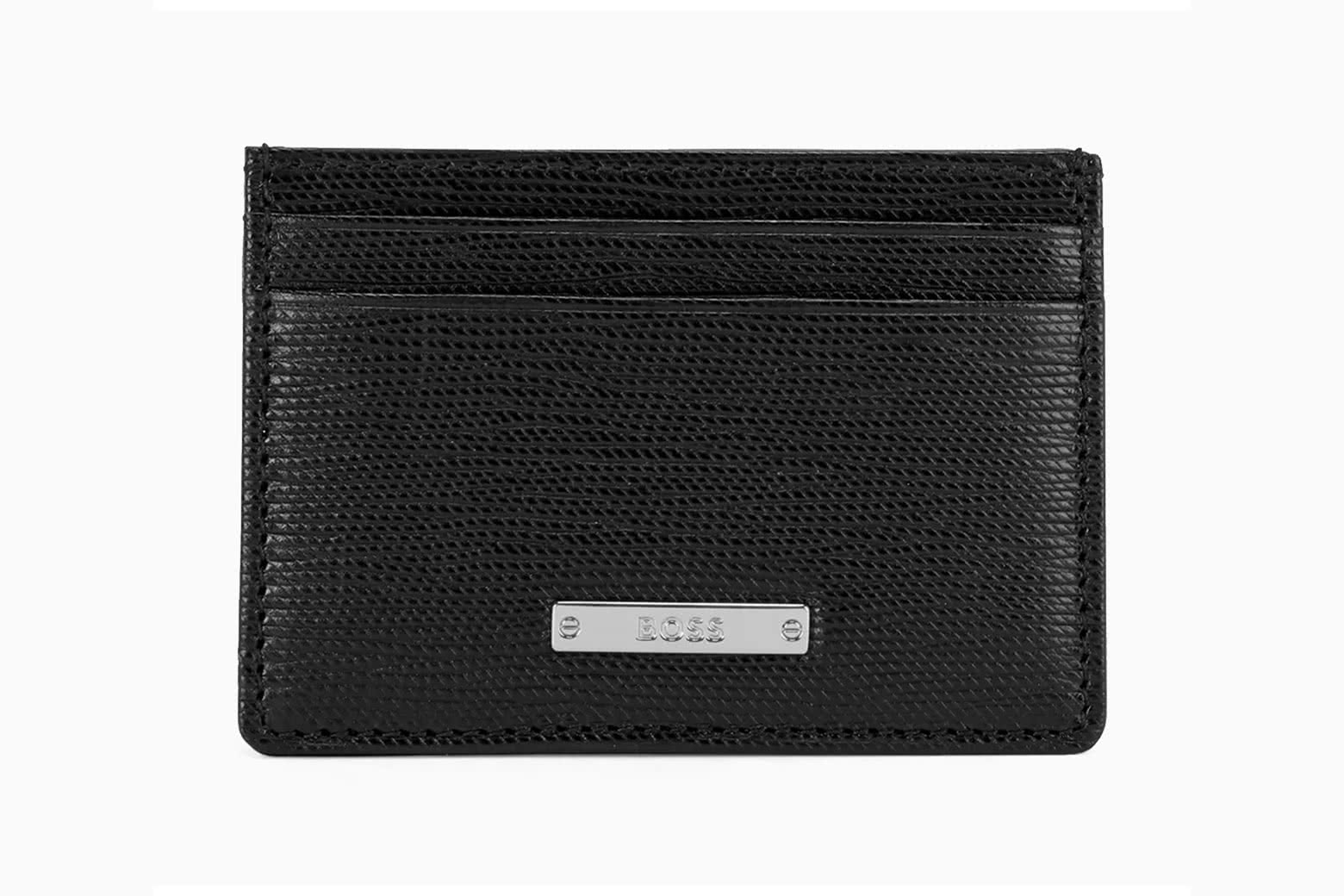 best minimalist wallets men hugo boss luxe digital