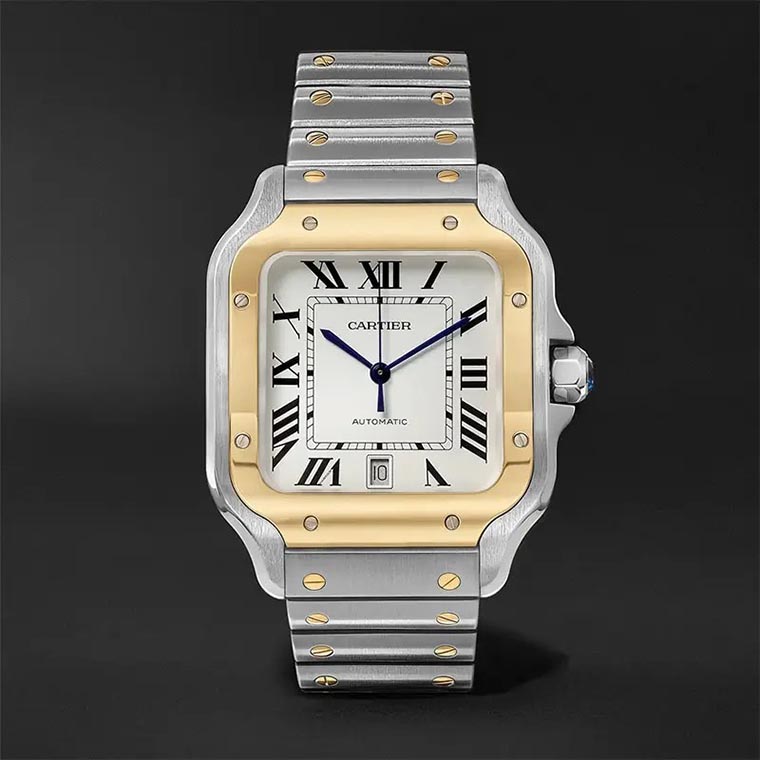 best gift for men cartier tank gold watch - Luxe Digital