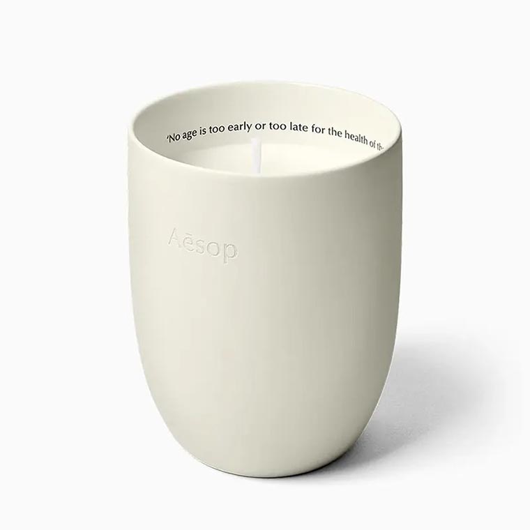 best gift women aesop scented candles - Luxe Digital