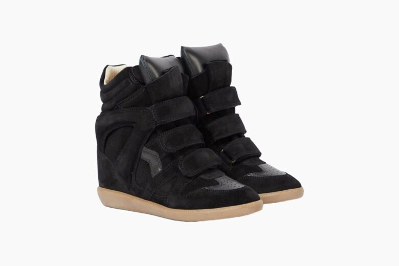 Women's black outlet high top sneakers