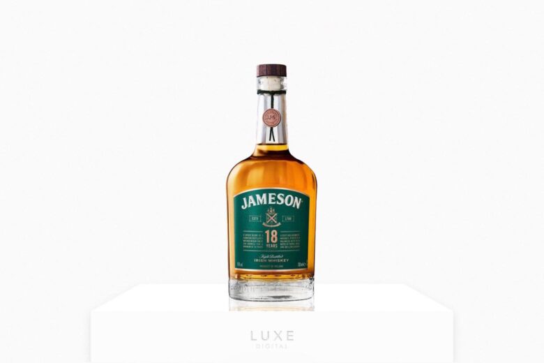 jameson wiskey bottle price size 18 years - Luxe Digital