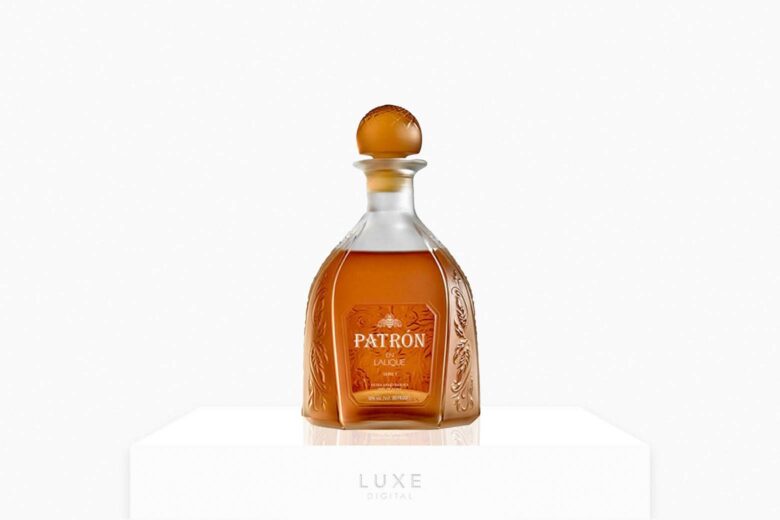 patron tequila en lalique bottle price size - Luxe Digital